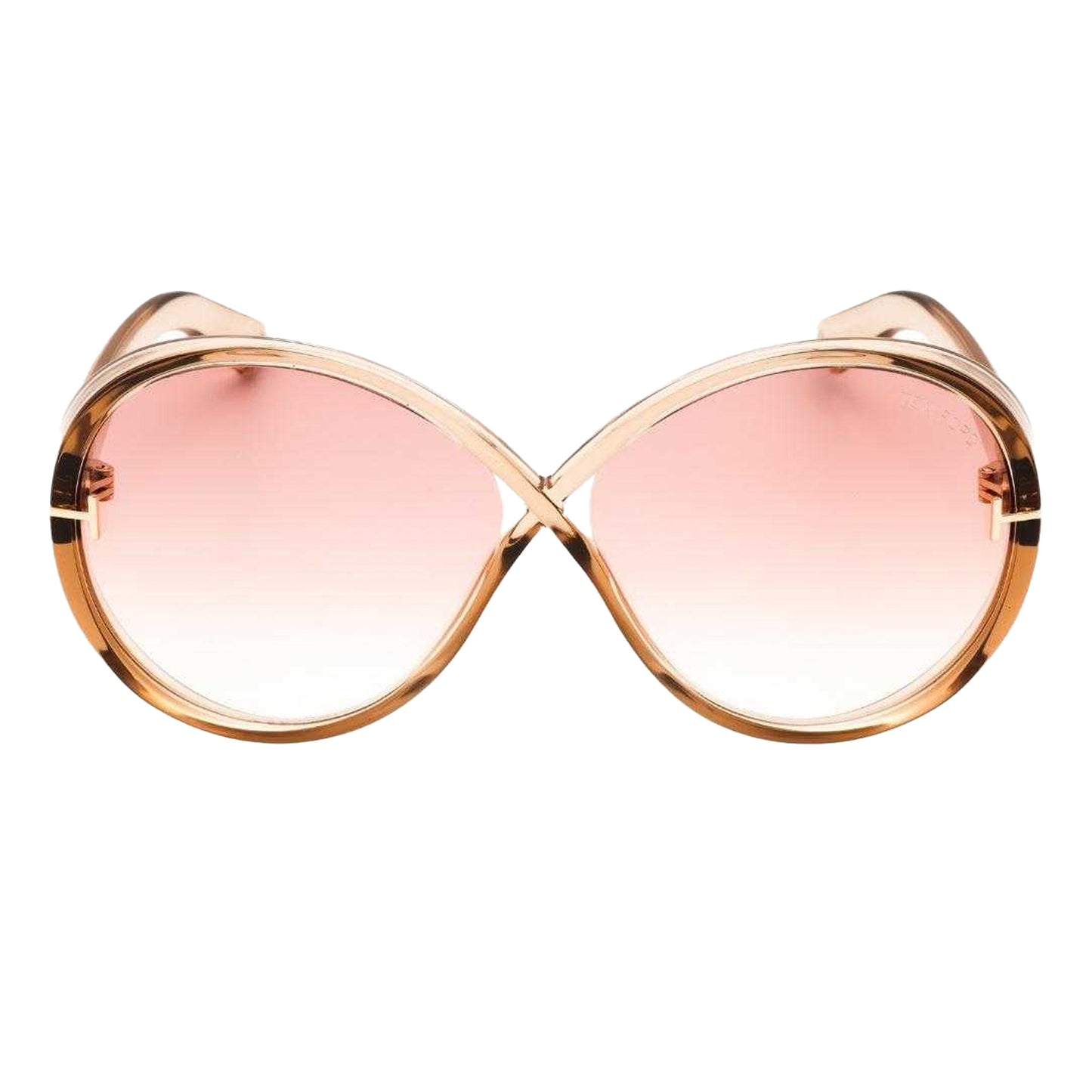 Pink - Front - Tom Ford Gradient Sunglasses