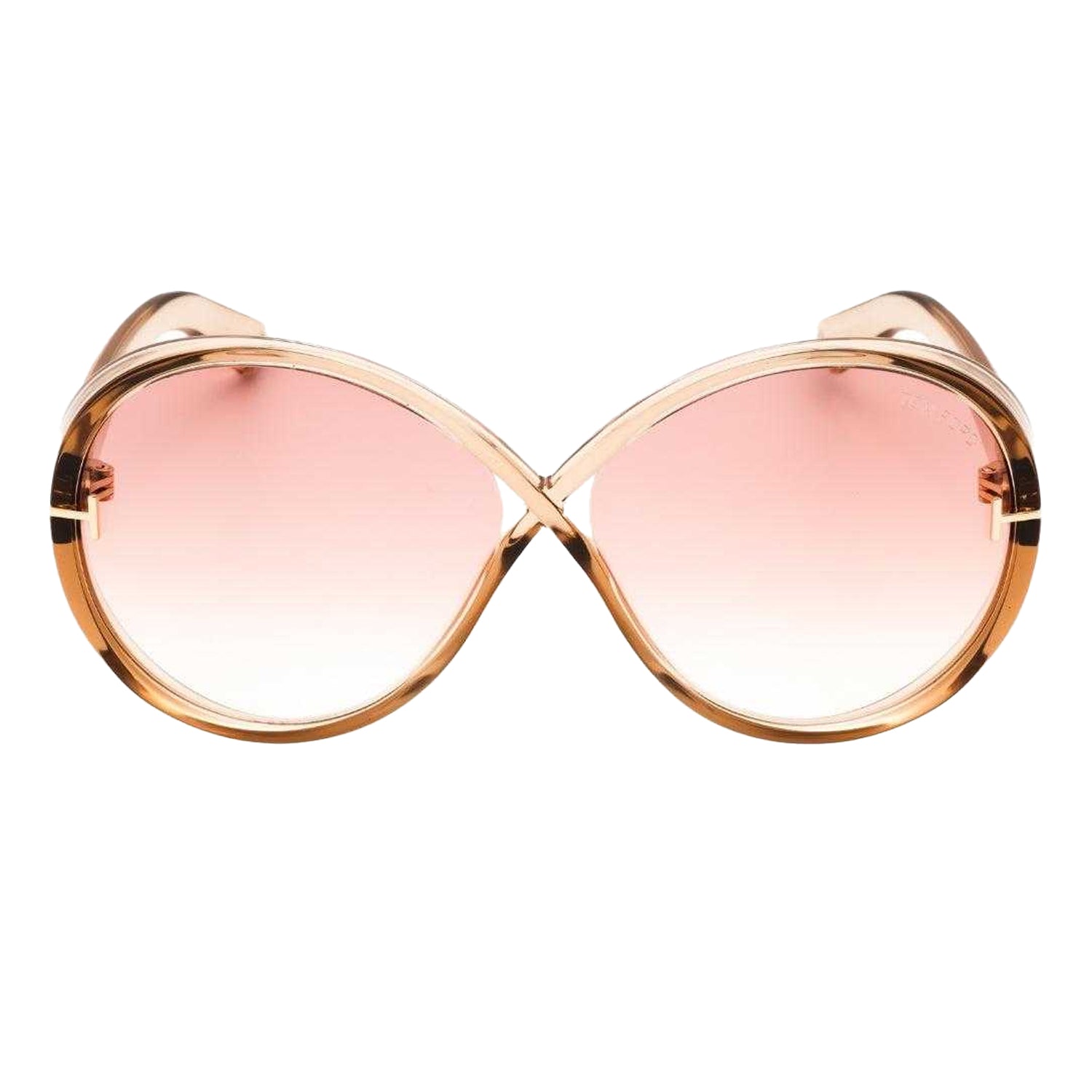 Pink - Front - Tom Ford Gradient Sunglasses