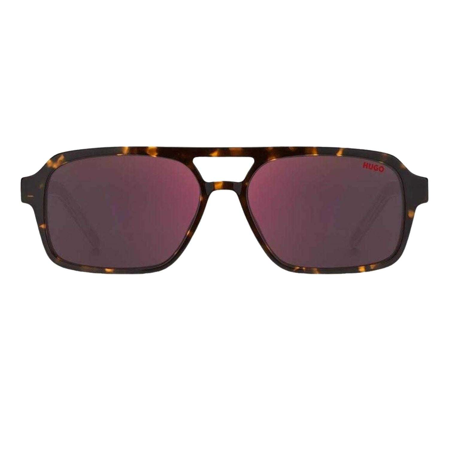 Havana Red - Front - Hugo Boss Mens Sunglasses