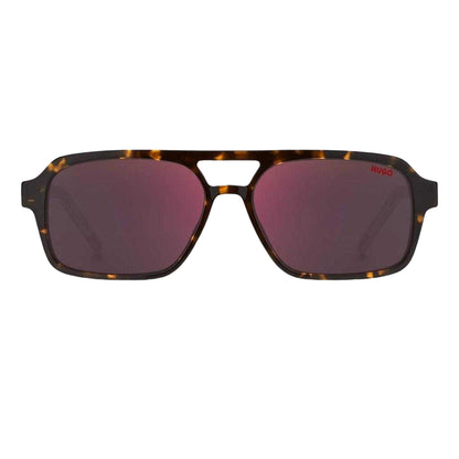 Havana Red - Front - Hugo Boss Mens Sunglasses