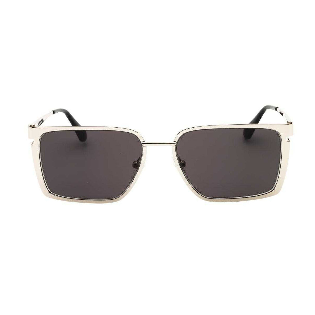 Silver-Dark Grey - Back - Off White Unisex Adult Yoder Sunglasses