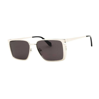 Silver-Dark Grey - Front - Off White Unisex Adult Yoder Sunglasses