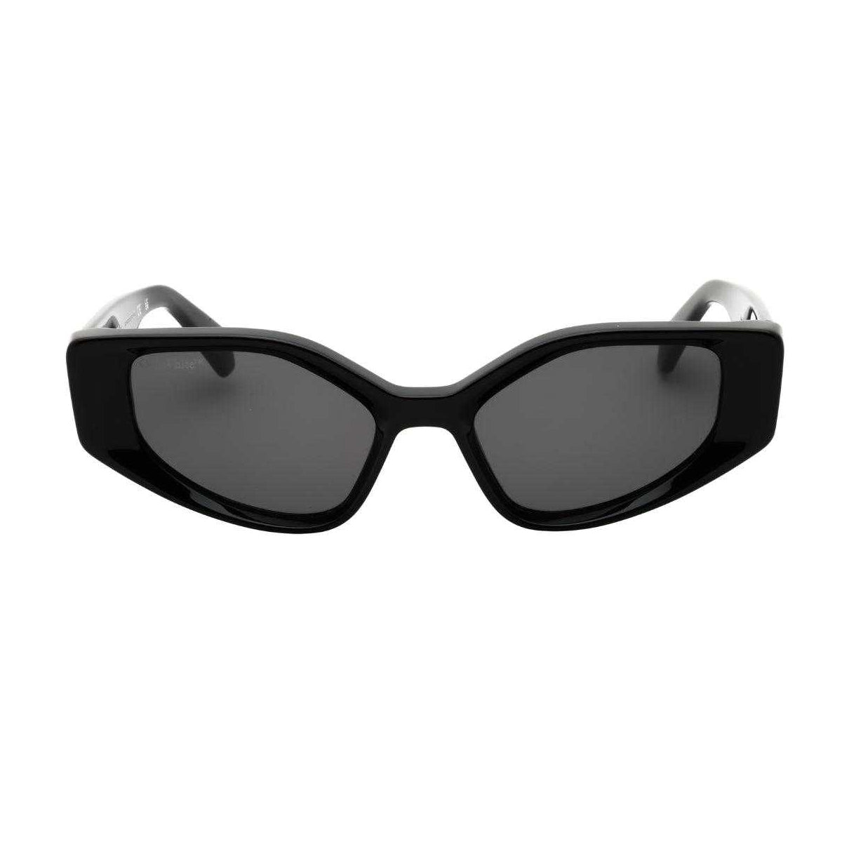 Black - Side - Off White Womens-Ladies Memphis Sunglasses