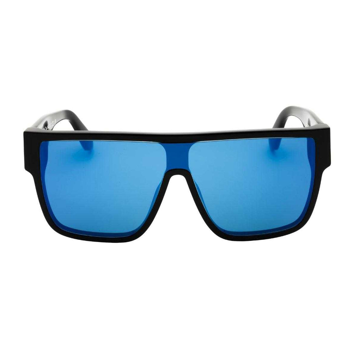 Black-Blue - Back - Off White Unisex Adult Syracuse Mirrored Sunglasses