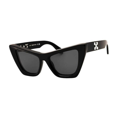 Black-Dark Grey - Front - Off White Womens-Ladies Edvard Sunglasses