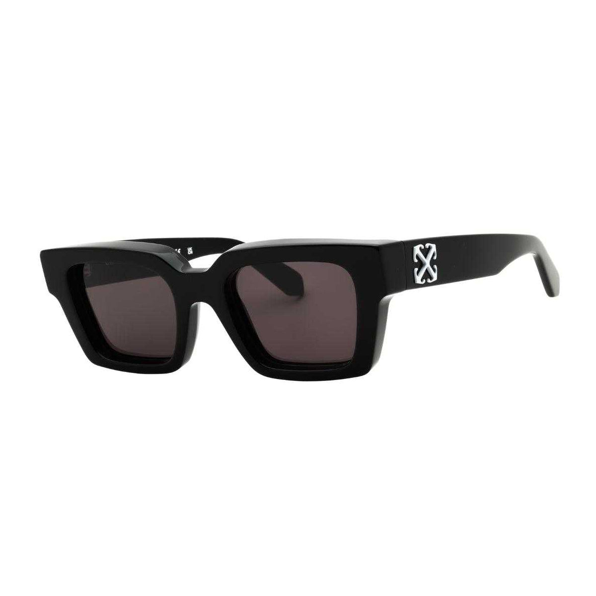 Black-Dark Grey - Front - Off White Unisex Adult Virgil Framed Sunglasses