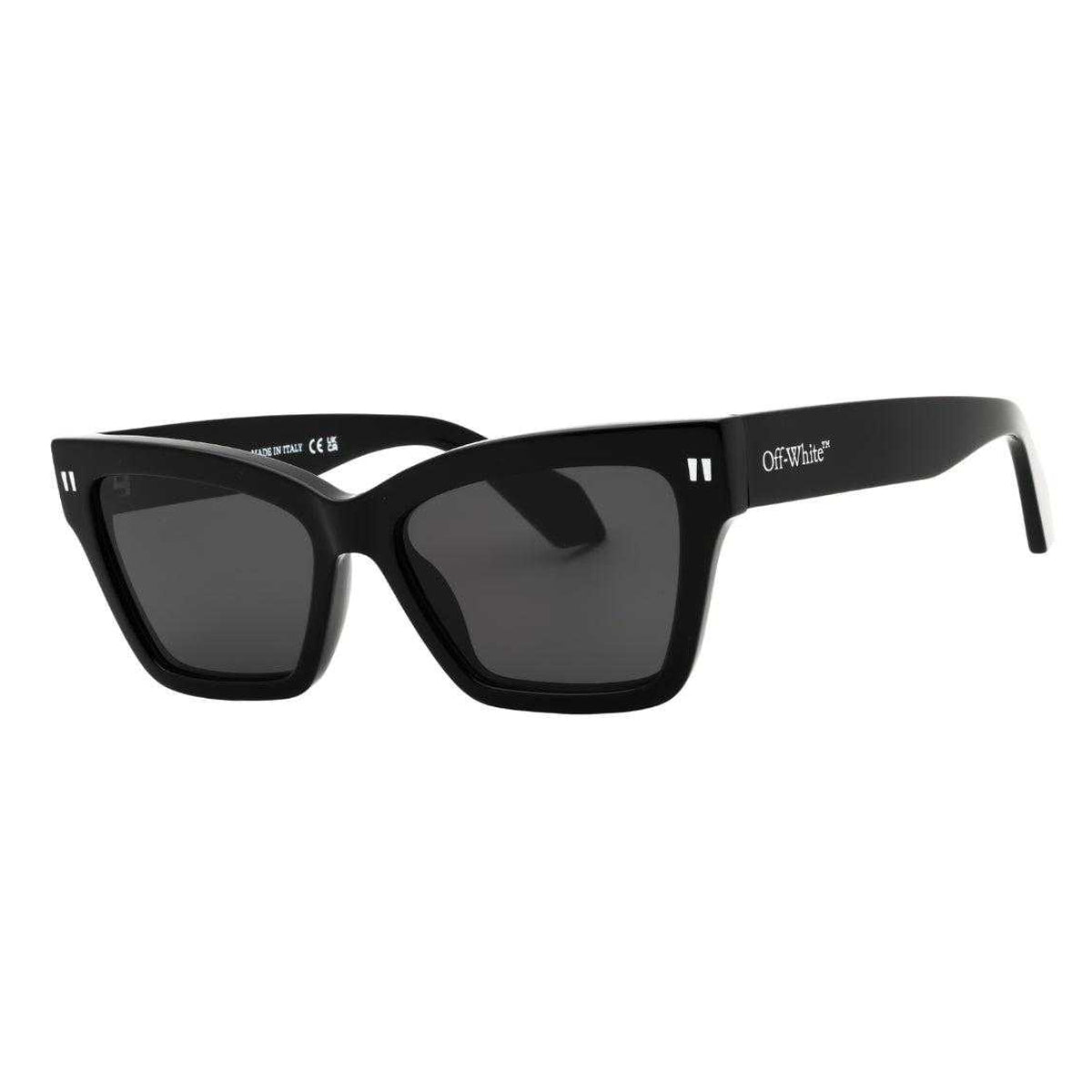 Black-Dark Grey - Front - Off White Unisex Adult Cincinnati Sunglasses