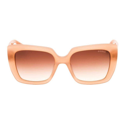 Beige-Brown - Back - Guess Womens-Ladies Gradient Sunglasses