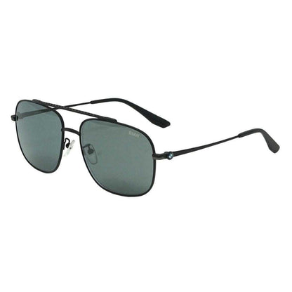 Black - Back - BMW Mens Matte Pilot Sunglasses