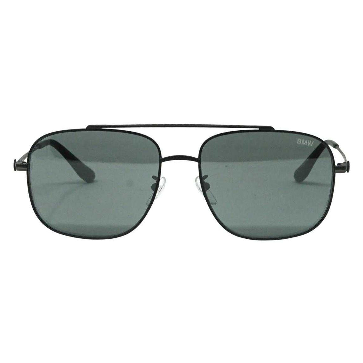 Black - Front - BMW Mens Matte Pilot Sunglasses