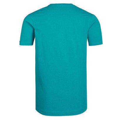 Green - Back - Moschino Mens Patch Logo T-Shirt