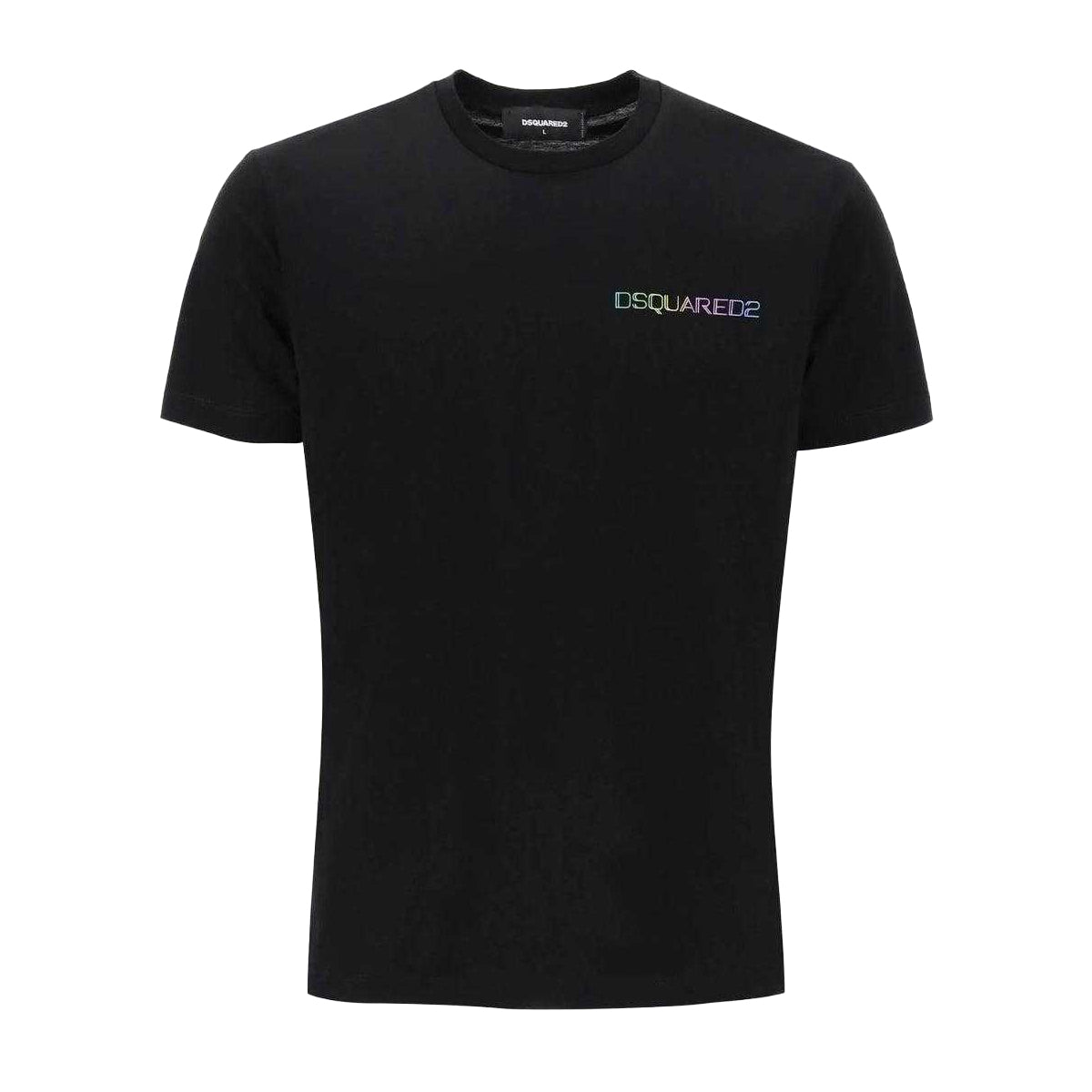 Black - Front - DSquared2 Unisex Adult Logo Cool Fit T-Shirt