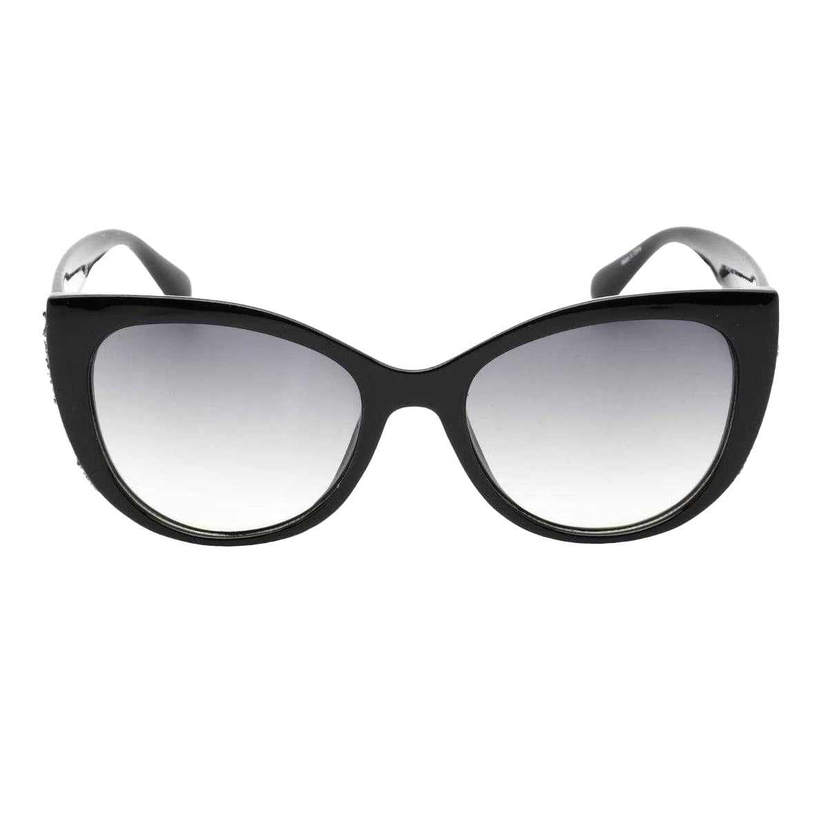 Black - Front - Guess Womens-Ladies Diamante Sunglasses