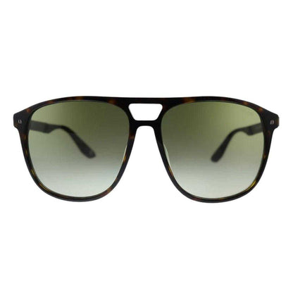 Brown-Green - Front - BMW Mens Havana Gradient Sunglasses