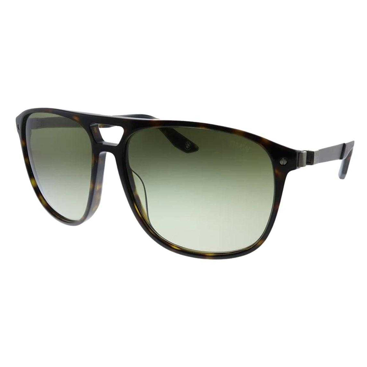 Brown-Green - Back - BMW Mens Havana Gradient Sunglasses