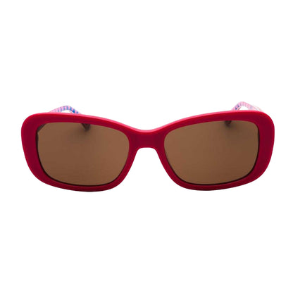 Fuchsia Pink-Brown - Front - Love Moschino Womens-Ladies Framed Sunglasses