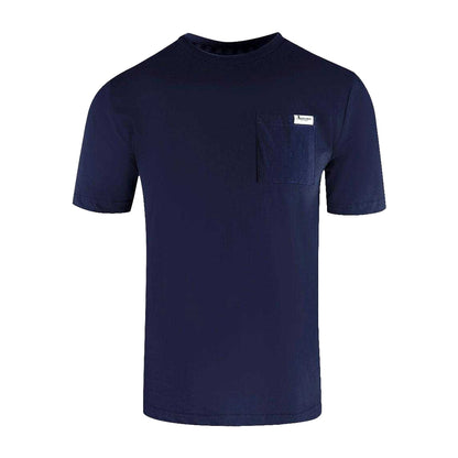 Navy Blue - Front - Aquascutum Mens Active Pocket T-Shirt