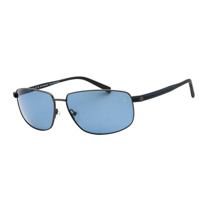 Grey-Blue - Back - Timberland Mens Smoke Polarised Sunglasses