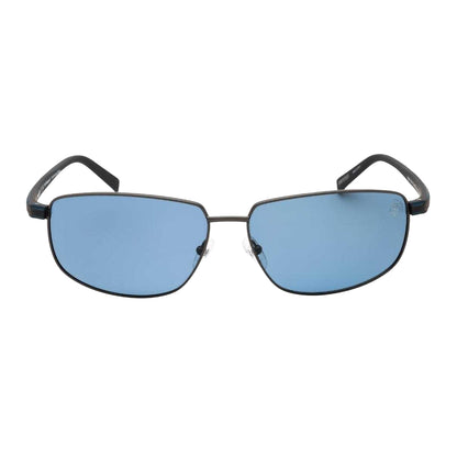 Grey-Blue - Front - Timberland Mens Smoke Polarised Sunglasses