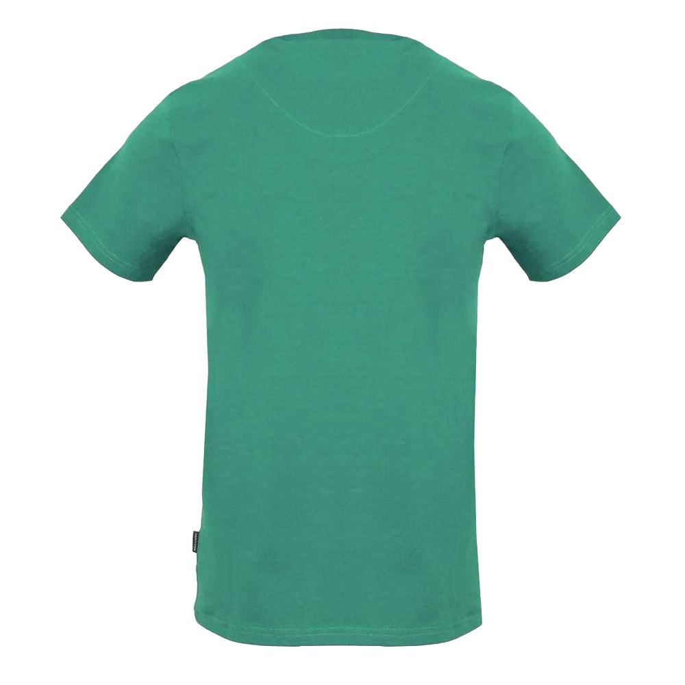 Green - Back - Aquascutum Mens London Bold Logo T-Shirt