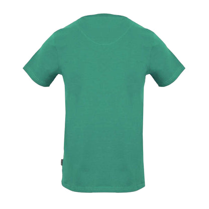 Green - Back - Aquascutum Mens Reflective Logo T-Shirt