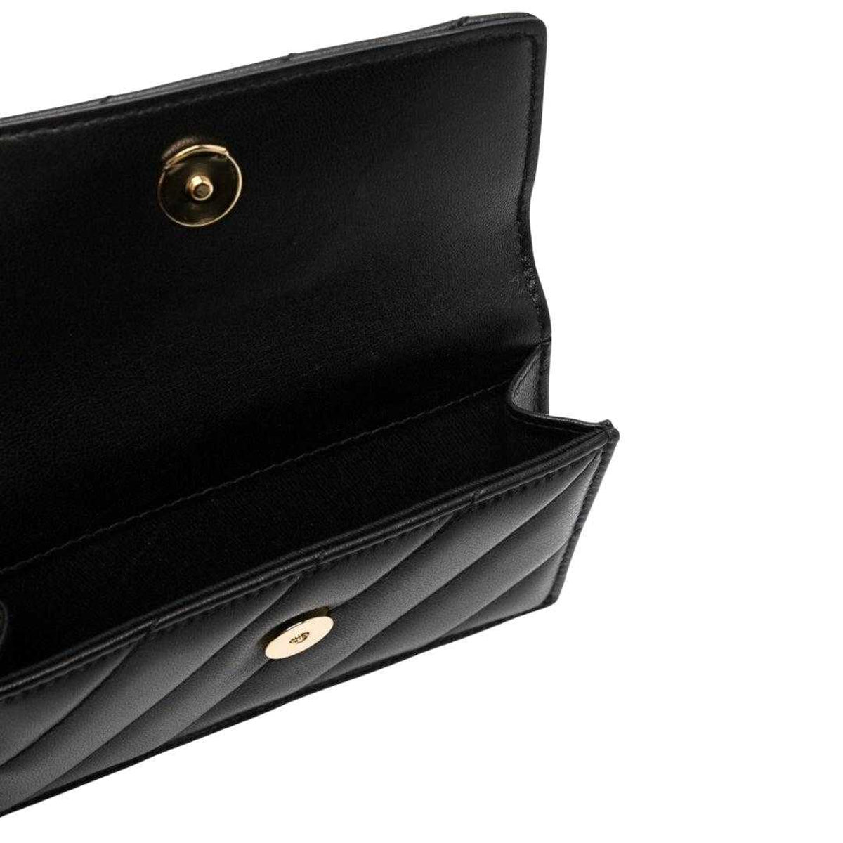 Black - Side - Off-White Jackhammer Leather Card Holder