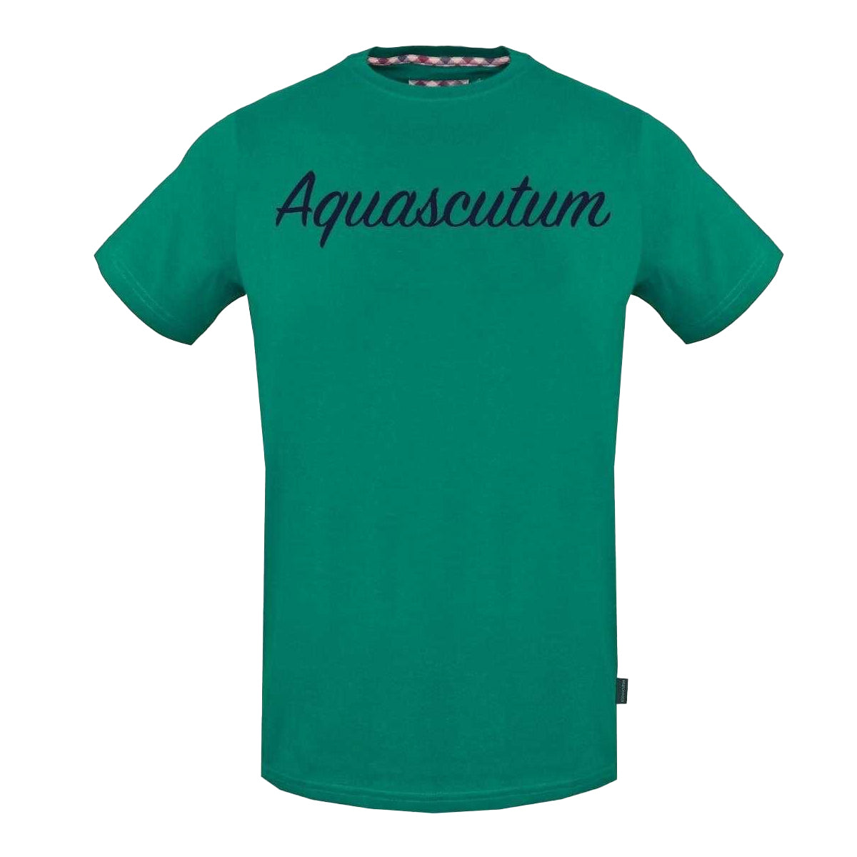 Green - Front - Aquascutum Mens Signature Logo T-Shirt