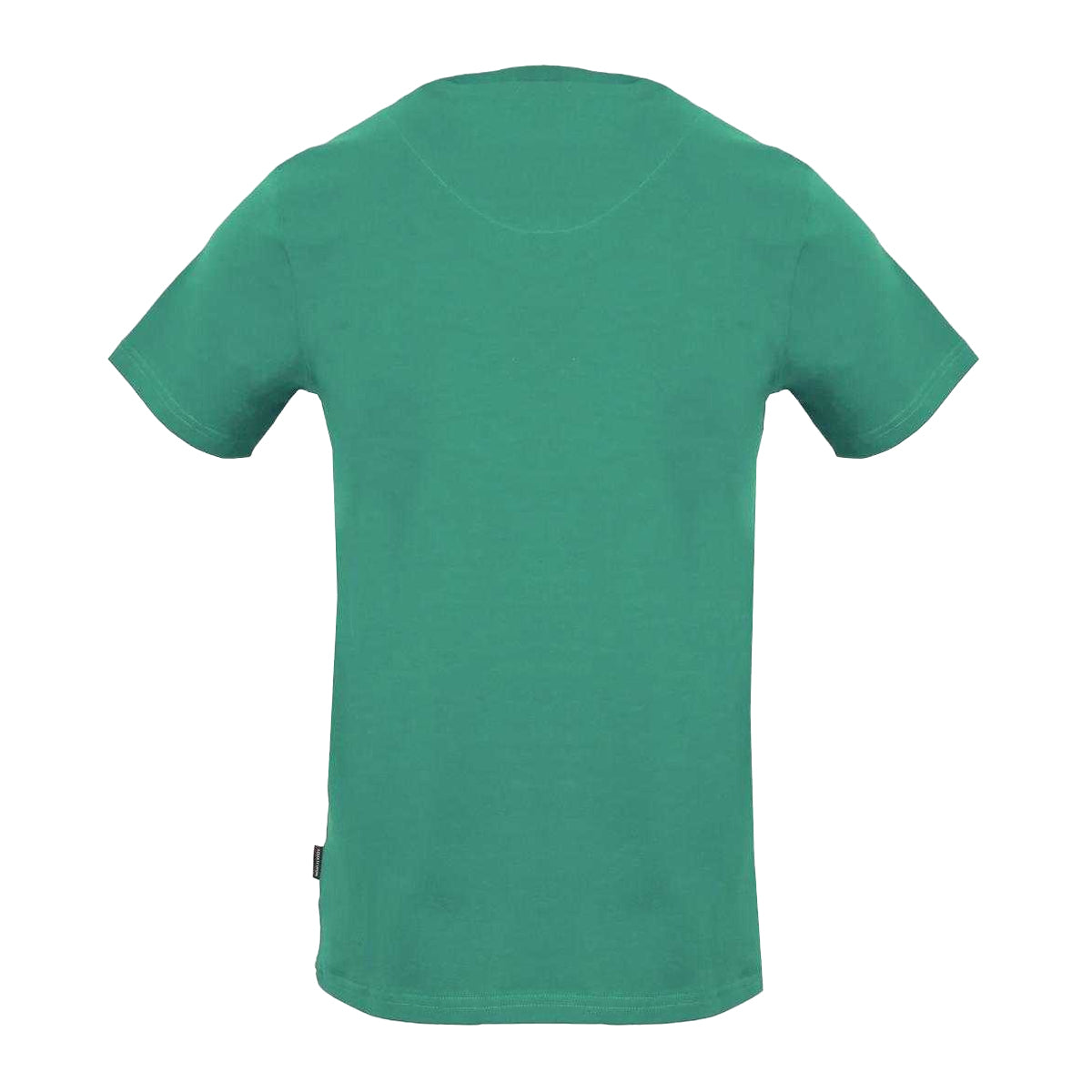 Green - Back - Aquascutum Mens Signature Logo T-Shirt
