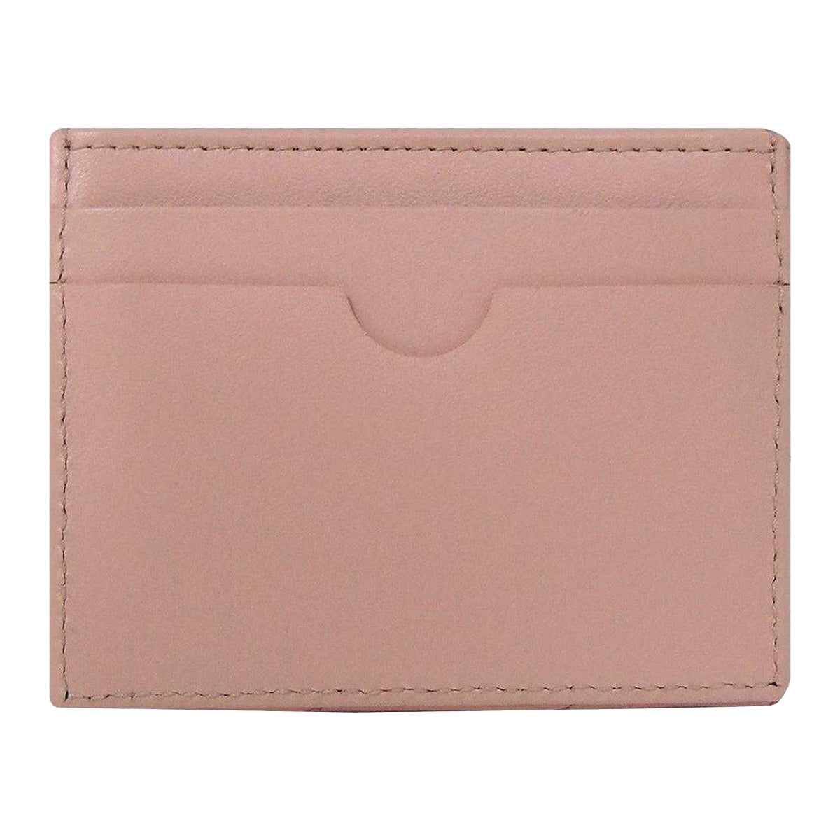 Pink - Back - Off-White Jackhammer Logo Leather Card Holder