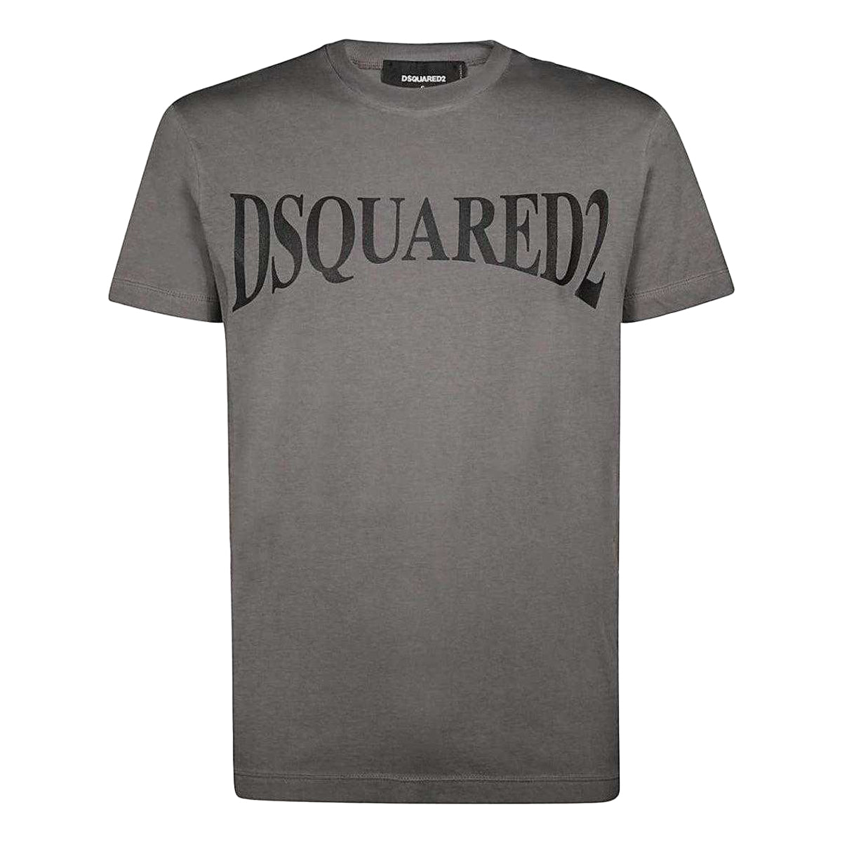 Grey - Front - DSquared2 Unisex Adult Panoramic Logo Cool Fit T-Shirt