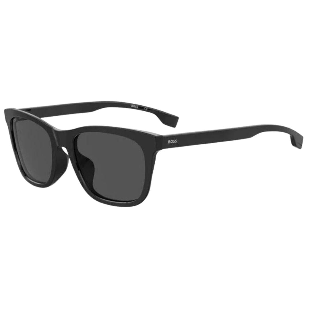 Black - Front - Hugo Boss Mens 1556 0O6W T4 Rectangular Sunglasses