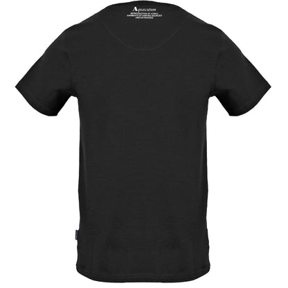 Black - Back - Aquascutum Mens Aldis Shield Logo T-Shirt