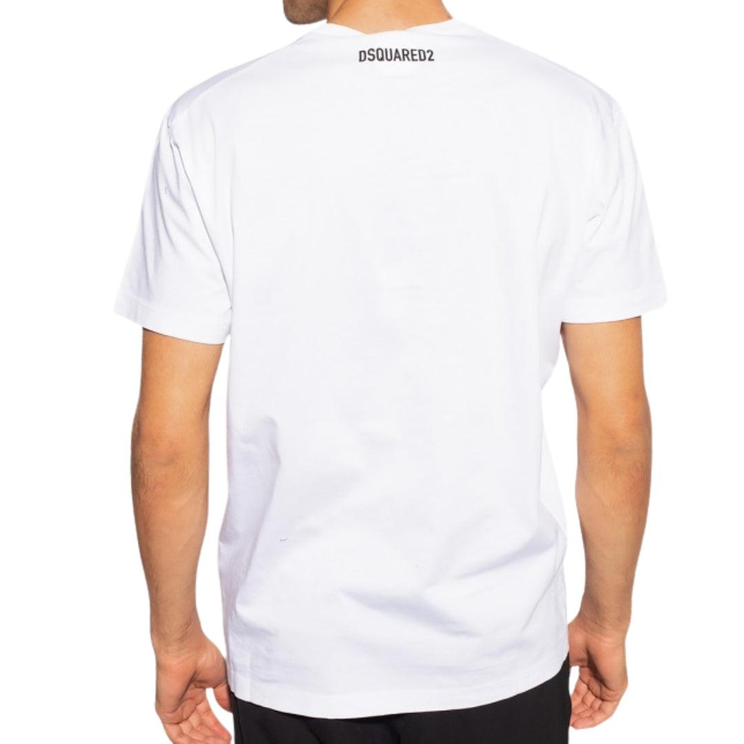 White - Back - DSquared2 Unisex Adult Cool Logo Printed T-Shirt