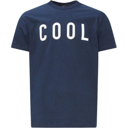 Navy Blue - Front - DSquared2 Unisex Adult Cool Logo Printed T-Shirt