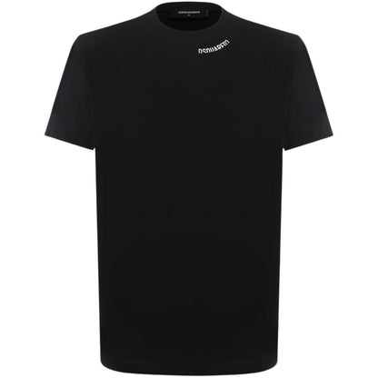 Black - Front - DSquared2 Unisex Adult Logo Cool Fit T-Shirt