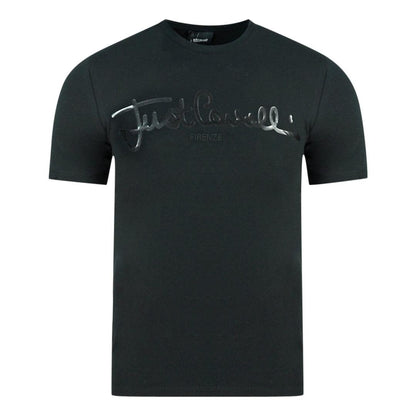 Black - Front - Cavalli Class Unisex Adult Signature Logo T-Shirt