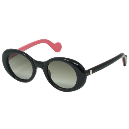 Black-Pink - Side - Moncler Womens-Ladies Ml0101 01B Sunglasses