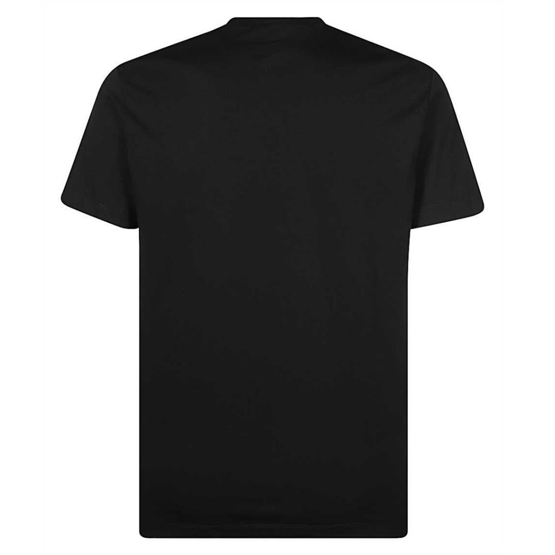 Black - Back - DSquared2 Unisex Adult Multi Logo T-Shirt