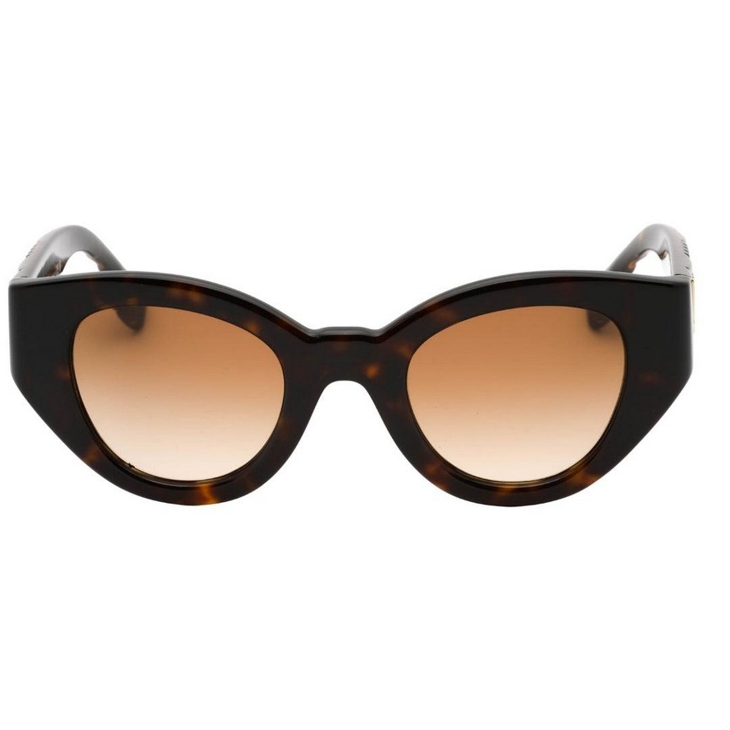 Dark Havana Brown-Brown - Front - Burberry Womens-Ladies Meadow Gradient Sunglasses