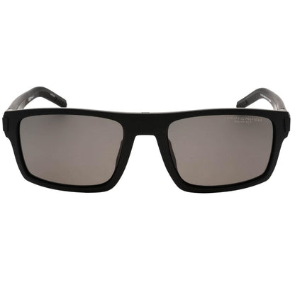 Matt Black-Grey - Front - Tommy Hilfiger Mens Polarised Sunglasses