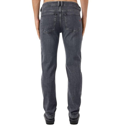 Dark Grey - Back - Diesel Mens 1979 Sleenker Denim Faded Skinny Jeans