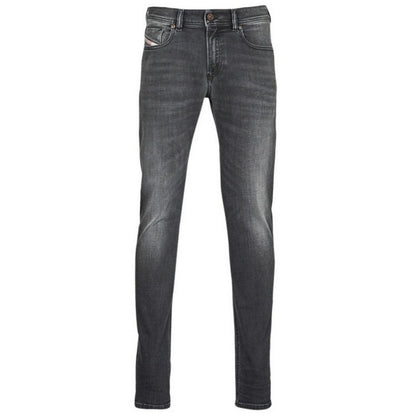 Dark Grey - Front - Diesel Mens 1979 Sleenker Denim Faded Skinny Jeans