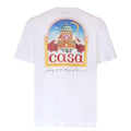 White - Back - Casablanca Mens Vue De L´Arche T-Shirt