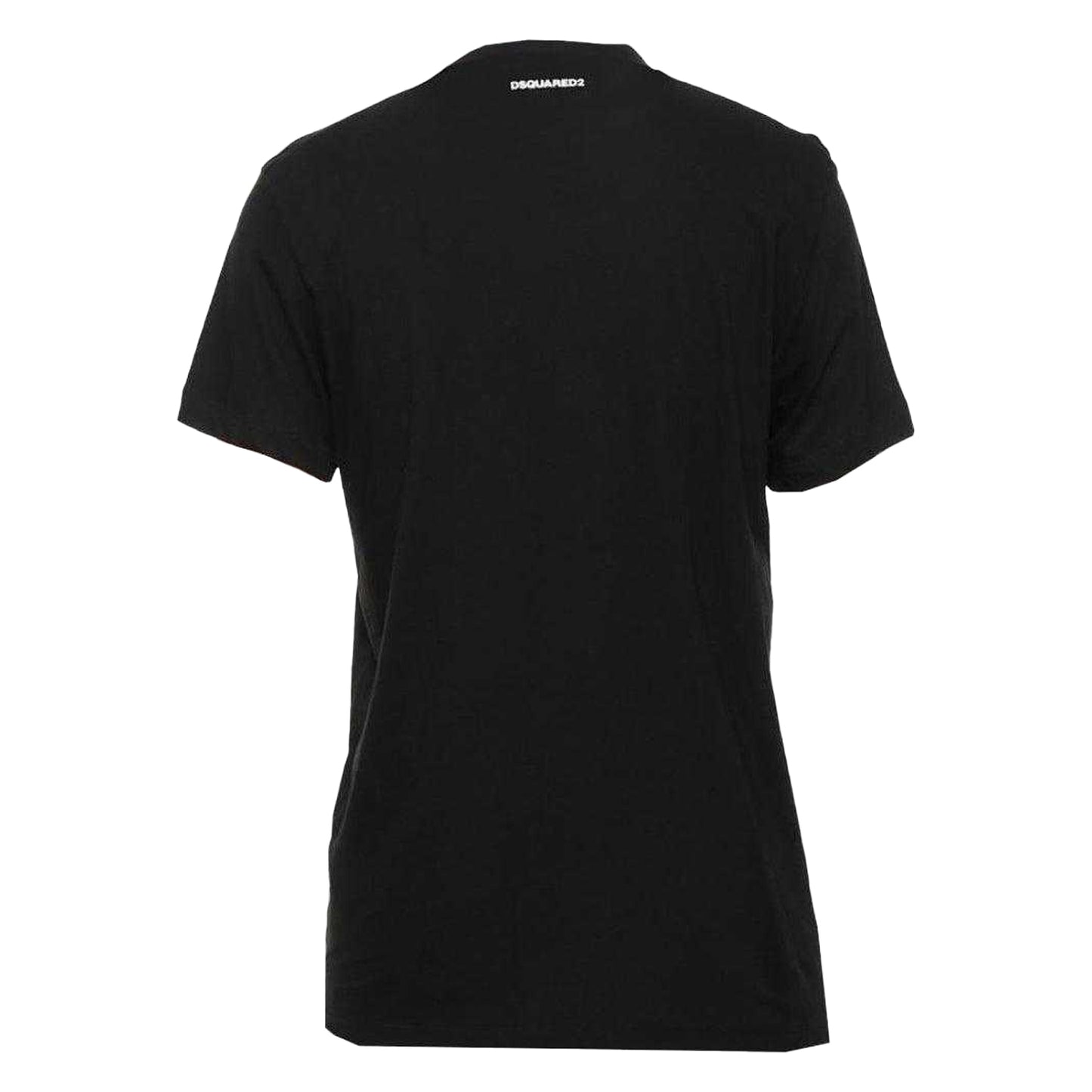 Black - Back - DSquared2 Unisex Adult Bubble Logo Skinny T-Shirt