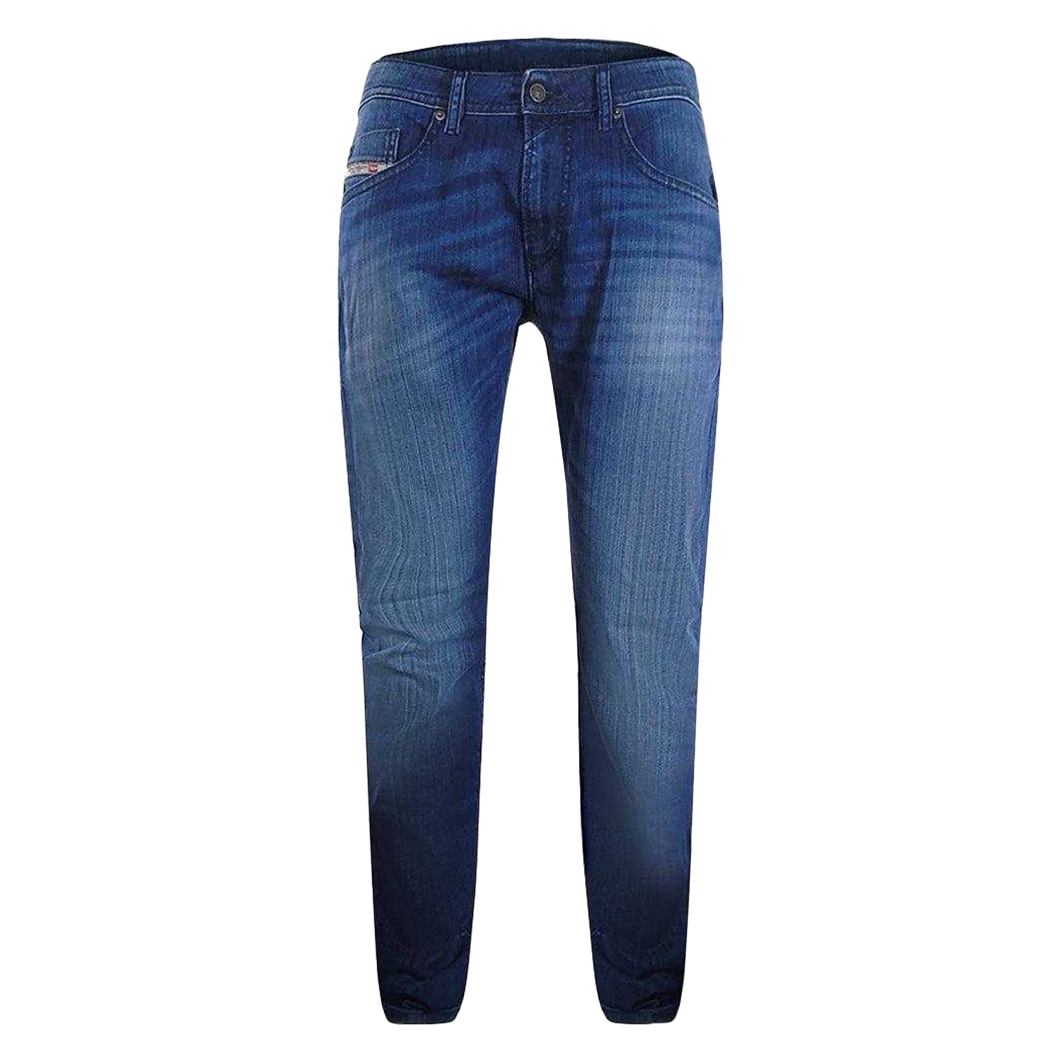 Medium Blue - Front - Diesel Mens Larkee-X Jeans