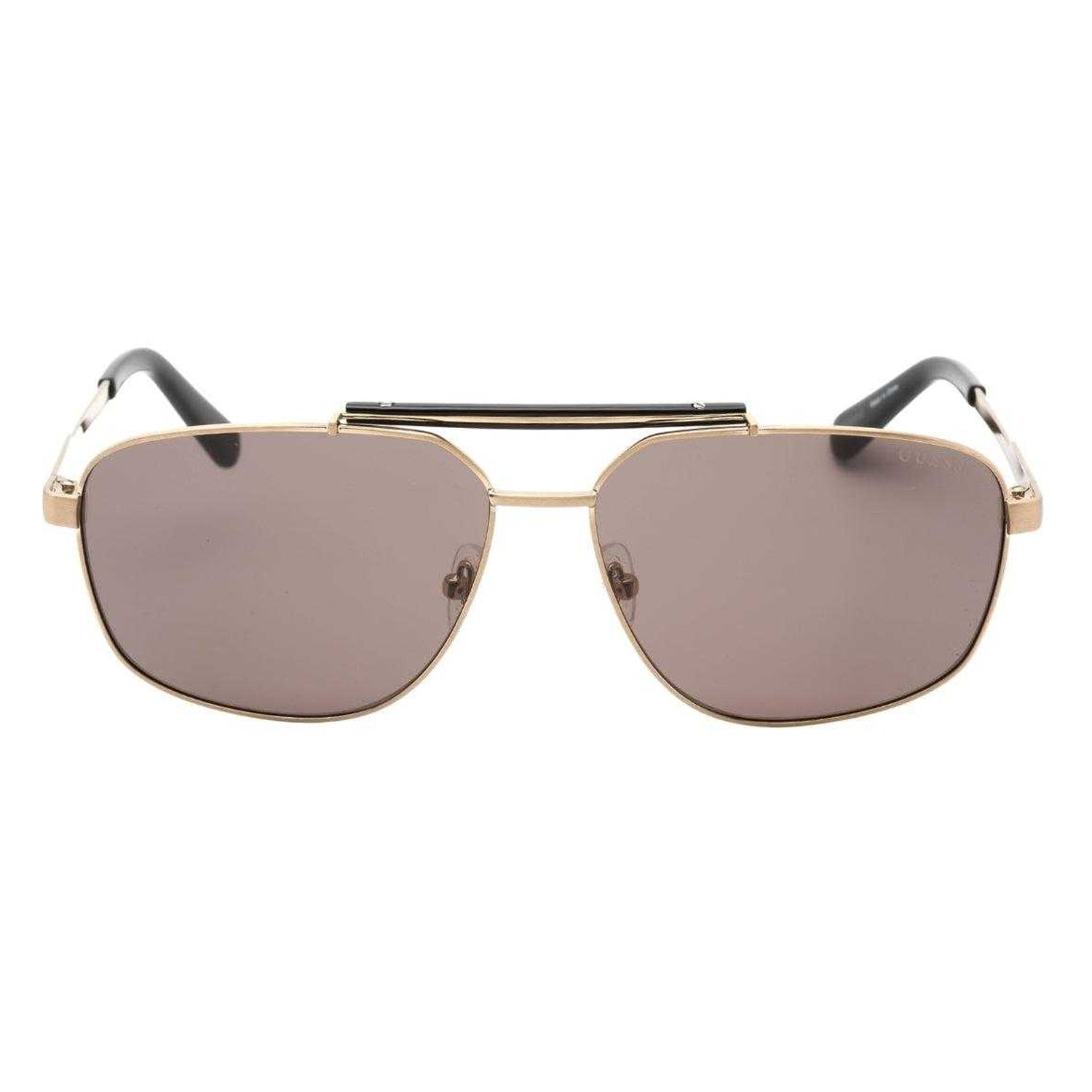 Gold-Brown - Front - Guess Mens GU00054 33A Sunglasses