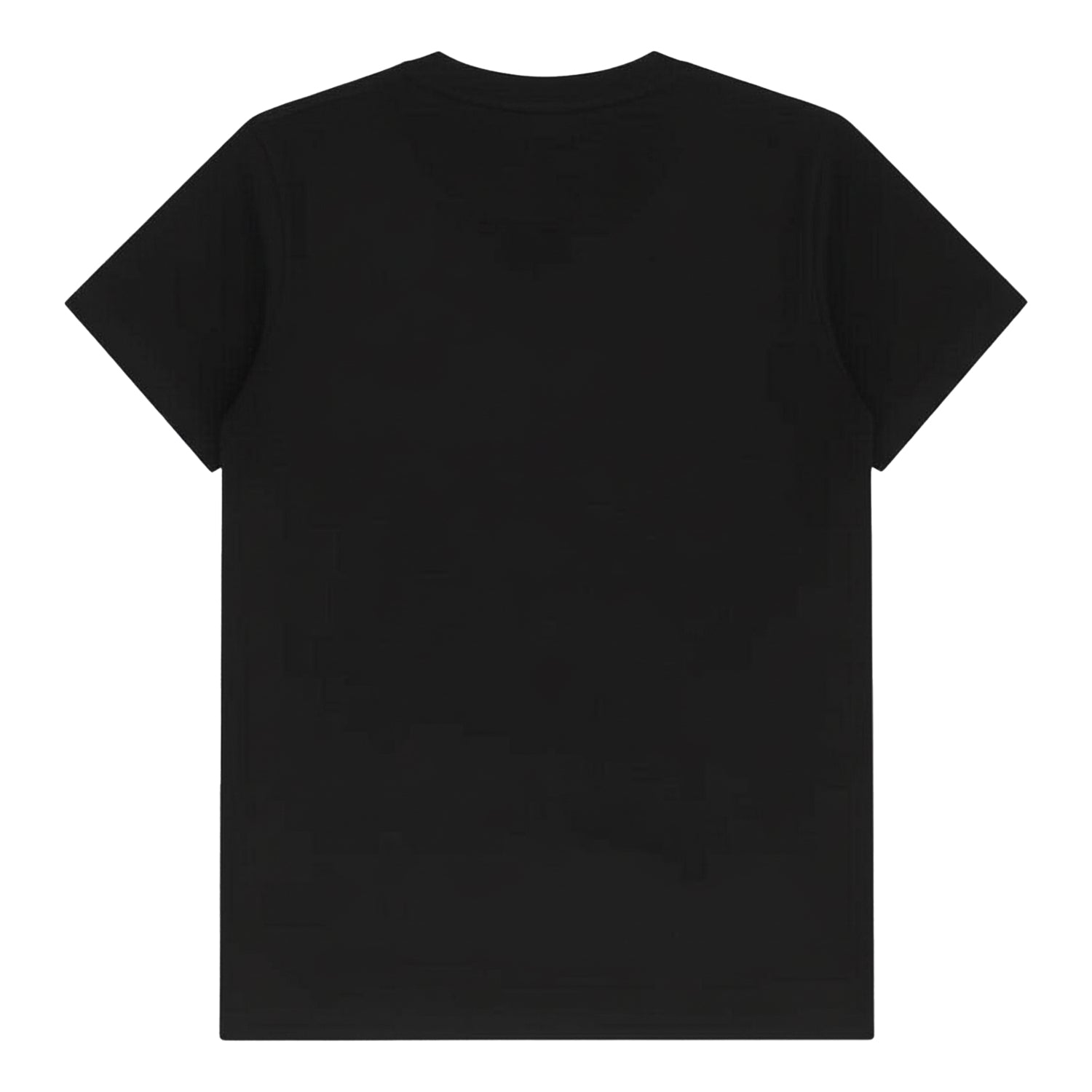 Black - Back - Off White Unisex Adult Script Logo Casual T-Shirt