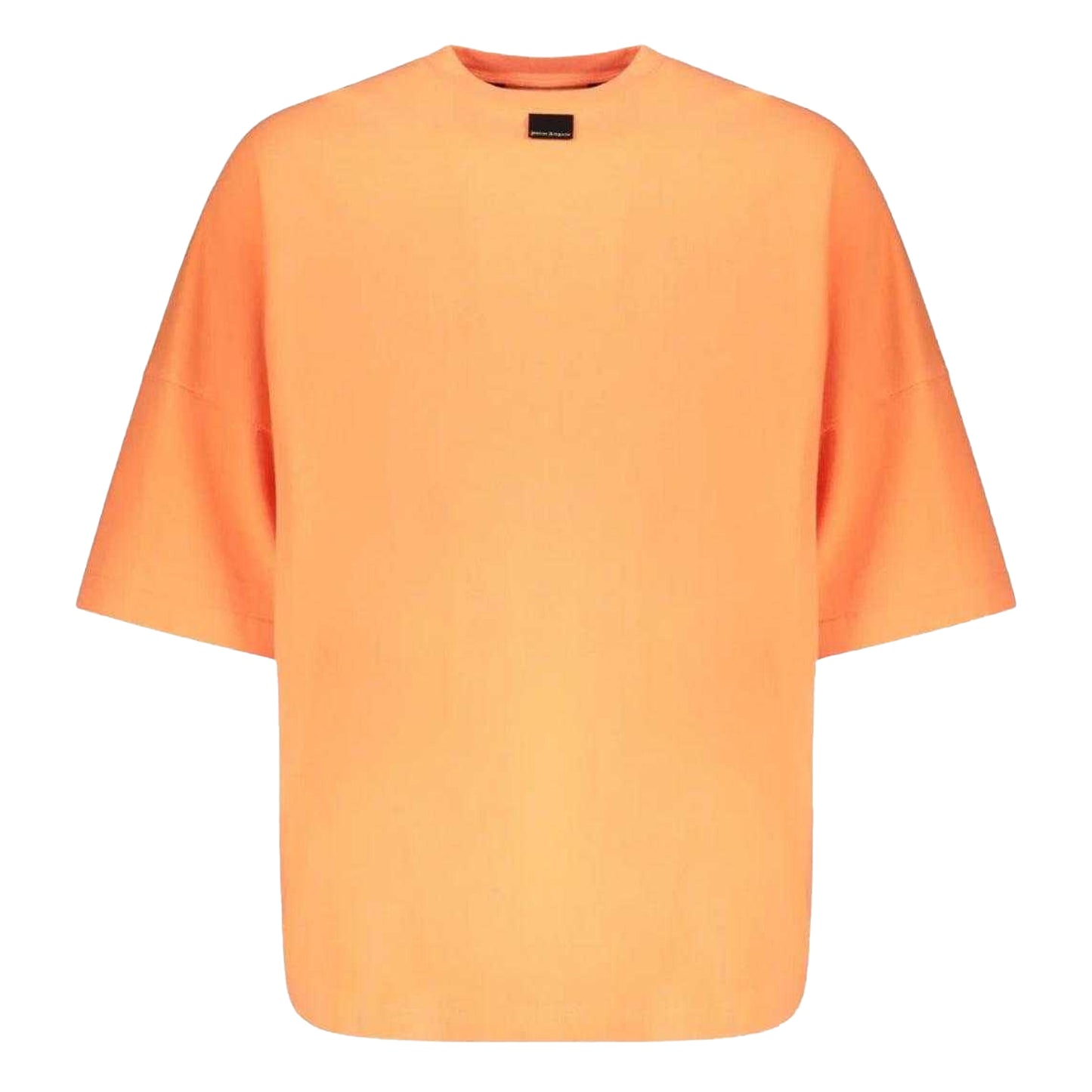 Orange - Front - Palm Angels Unisex Adult Classic Logo Oversized T-Shirt