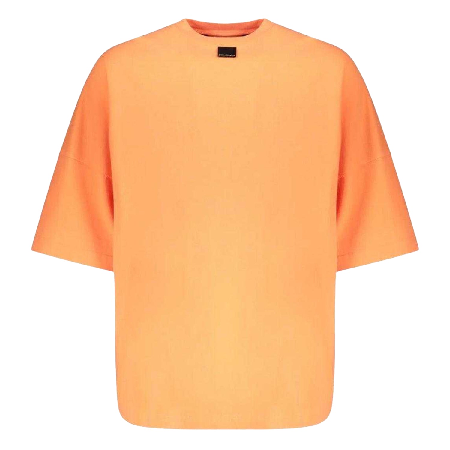Orange - Front - Palm Angels Unisex Adult Classic Logo Oversized T-Shirt