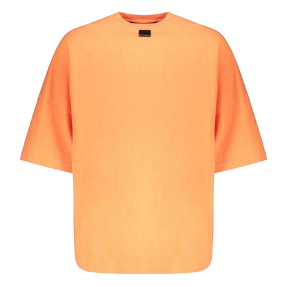 Orange - Front - Palm Angels Unisex Adult Classic Logo Oversized T-Shirt